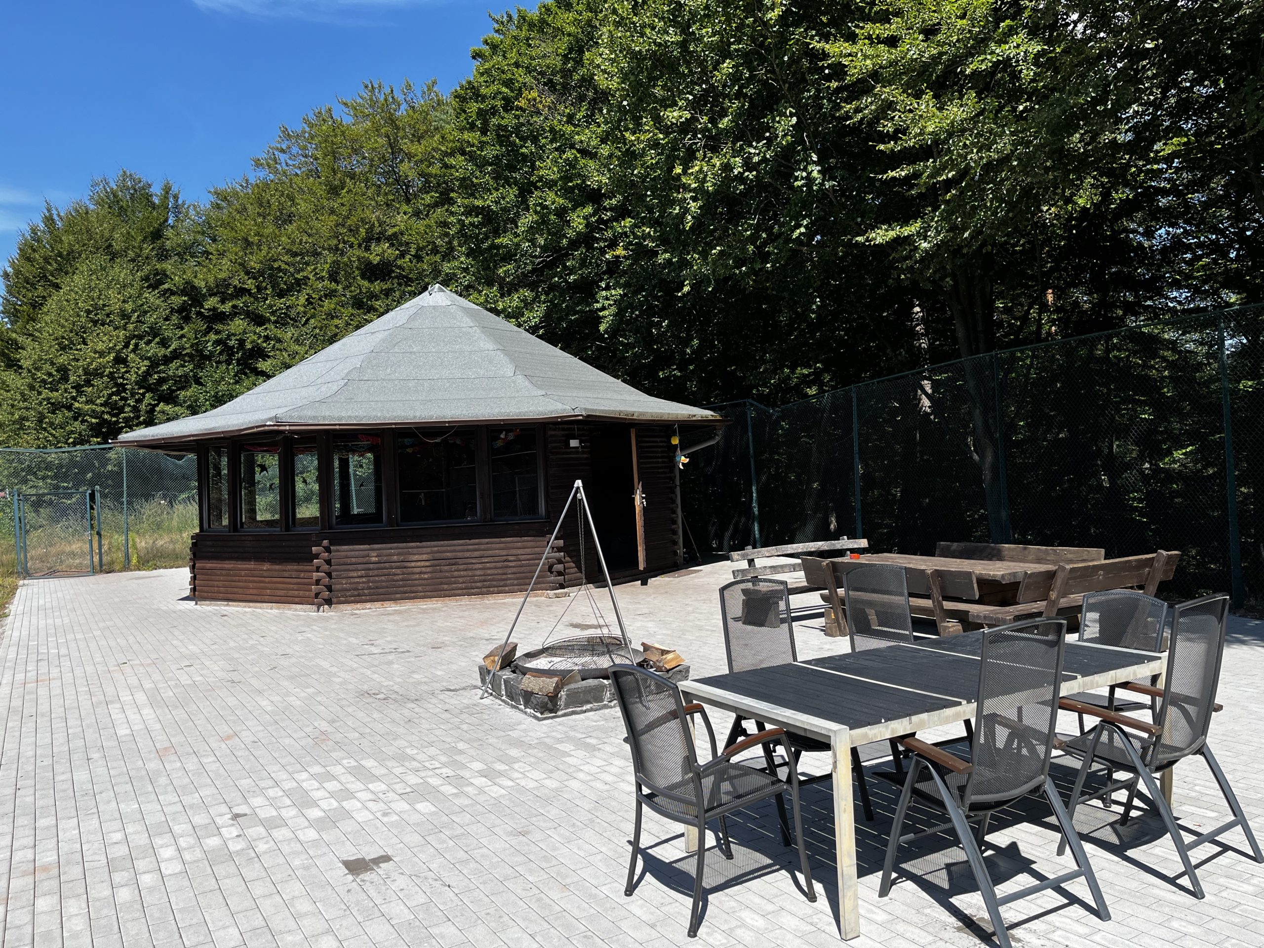 Partyhütte des SV Lemberg